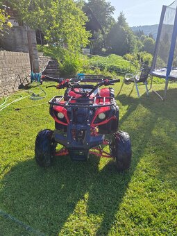 ATV Toronto Deluxe, 7" kolesá, 125ccm Červená - 3