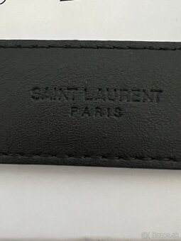Čierny Yves Saint Lauren dámsky opasok 80cm - 3