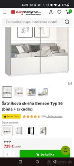 Šatníková skriňa s posuvnými dverami rolldor - 3