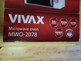 Predám novú mikrovlnku Vivax - 3