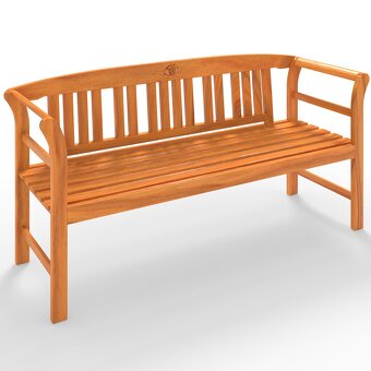 Záhradná lavička z dreva150 cm Eukalyptus - 3