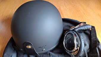 Helma mil-tec retro cierna M 57-58cm - 3