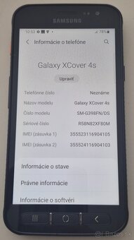SAMSUNG Galaxy XCover 4s v skvelom stave, nabíjačka, kábel - 3