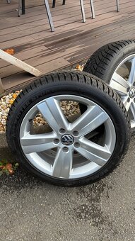 Alu disky VW R17 + zimné 225/45 r17 Dunlop - 3