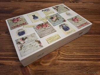 Drevená ozdobná krabička - 3