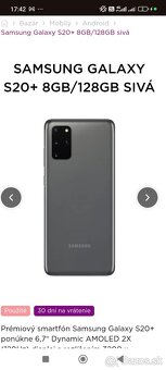 Samsung Galaxy S20+ , 8/128GB - 3