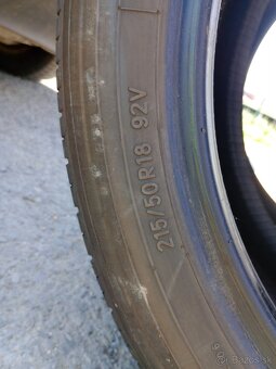letné pneumatiky Toyo 215/50 r18 92V- Da sa poslat kurierom - 3