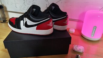 Predam nike air jordan 1 low bred toe - 3