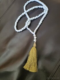 Pánsky náhrdelník biely - 3