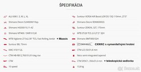 CTM ZEPHYR Xpert 2020 (veľkosť L) + sedlovka a nové plášte - 3