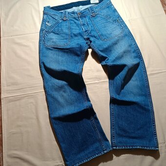 Diesel Kardeef Baggy Jeans Široké Džínsové Nohavice Rifle - 3