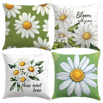 SET-4ks KRASNE OBLIEČKY NA VANKUŠE-45x45cm-NOVE - 3