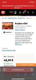 Spoločenská hra, KRAJINA VČIEL - 3