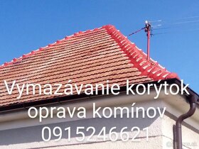 Vymazávanie korýtok oprava komínov 0915246621 - 3
