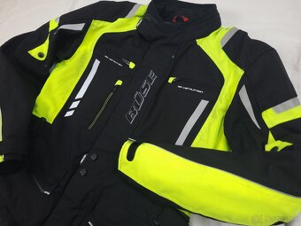 Büse Torino Pro Neon pánska textilná moto kombinéza 52 L - 3