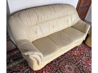 Luxusní kožená sedací souprava 3+2, 3218 - 3