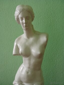 Retro socha sadrova. - 3