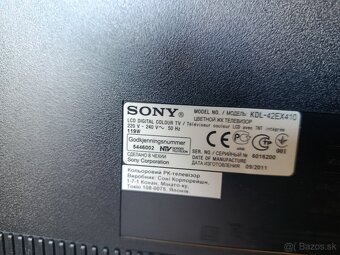 Televízor Sony uhlopriečkou 107cm - 3