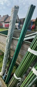 Poplastovaný stlpik 2m zeleny - 3