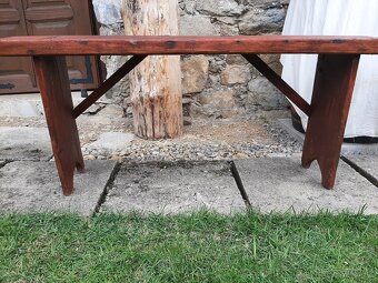 Lavička z drevenice. - 3
