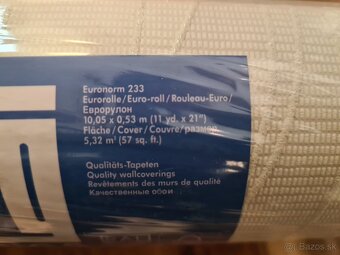 Predaj tapeta vliesova biela - 17.34m2 - 3