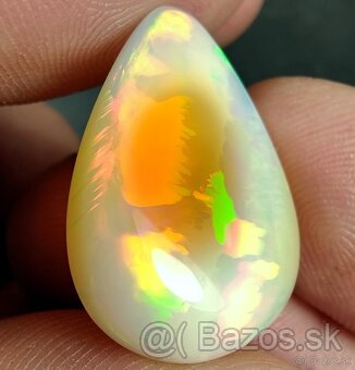 Drahý opál 17,60cts slza WELO ETIOPIA - 3