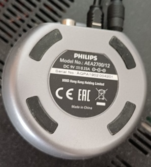 Predám Bluetooth adaptér Philips AEA2700 + RCA kábel - 3