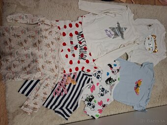 Mikina,tricka, leginy, pyžamo 110 116 - 3