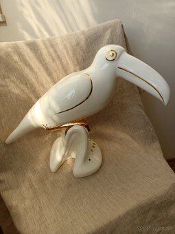 Porcelánová soška Tukan - 3