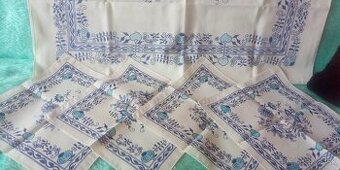 Cibuľový obrus suprava, darč..krabicky krokodíla - 3