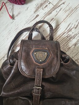 Kožený vintage batoh - 3