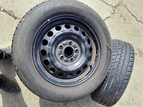 Predám letné pneumatiky s diskami Matador 205/60 r16 H - 3