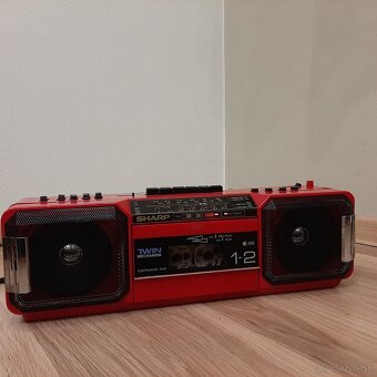 Radiomagnetofon+1-SHARP cerveny gratis. - 3