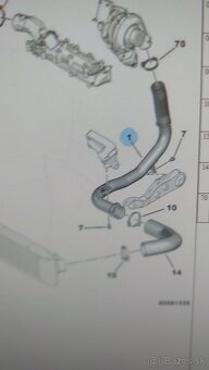 Predám hadicu na Peugeot Boxer 3.0 diesel - 3