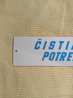 Tabuľka ČISTIACE POTREBY - 3