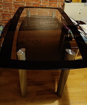 Moderný sklenený stôl - 3