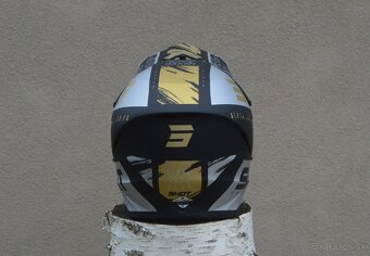 Prilba helma MX šedá čierna bronzová - 3