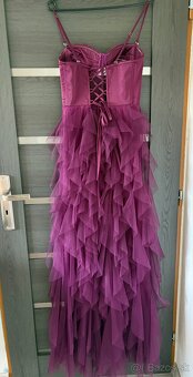 Fialové šaty 40/L - 3