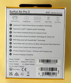EarFun Air Pro 3 – bezdrôtové slúchadlá s ANC - 3