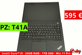 Notebook Lenovo ThinkPad - i5/24GB RAM/1TB SSD/ Win 11 Pro - 3