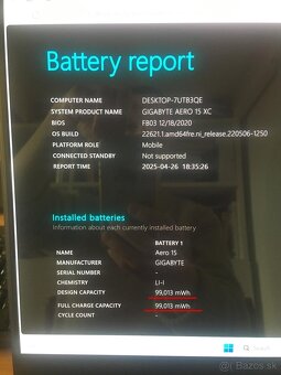 Herný notebook Gigabyte Aero 15” - 3