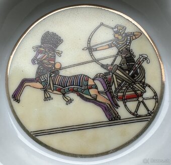 keramický popolník VINTAGEz Egypta za 10EUR - 3