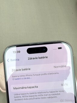 iPhone 15 pro 256gb 93% - 3