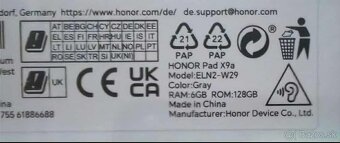 Tablet Honor Pad X9a - 3