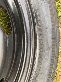 nové koleso tenké dojazdove rezervu 5x112 R18 vw - 3