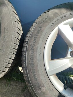 5x112 225/60 R16 ET37 7,5J AUDI zimné pneumatiky - 3