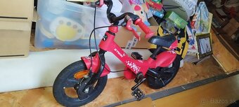 Detský bicykel 12 červený - 3