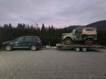 Preprava materiálu tovaru odťah - 3