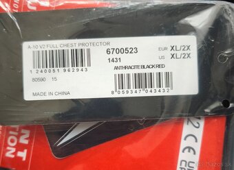 Predám chranič Alpinestars A10 V2 - 3