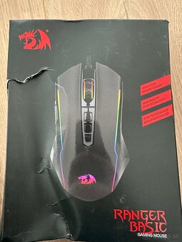 Herná myš Redragon Ranger Basic – RGB, TOP stav - 3